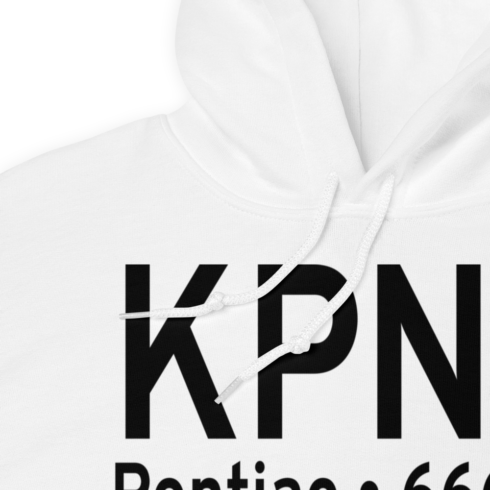 Pontiac Municipal Airport (KPNT) ICAO Hoodie Sweatshirt 