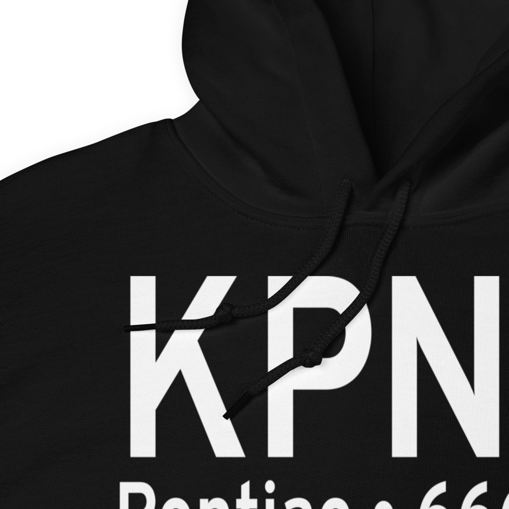 Pontiac Municipal Airport (KPNT) ICAO Hoodie Sweatshirt 