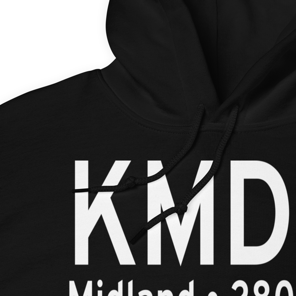 Midland Airpark (KMDD) ICAO Hoodie Sweatshirt 