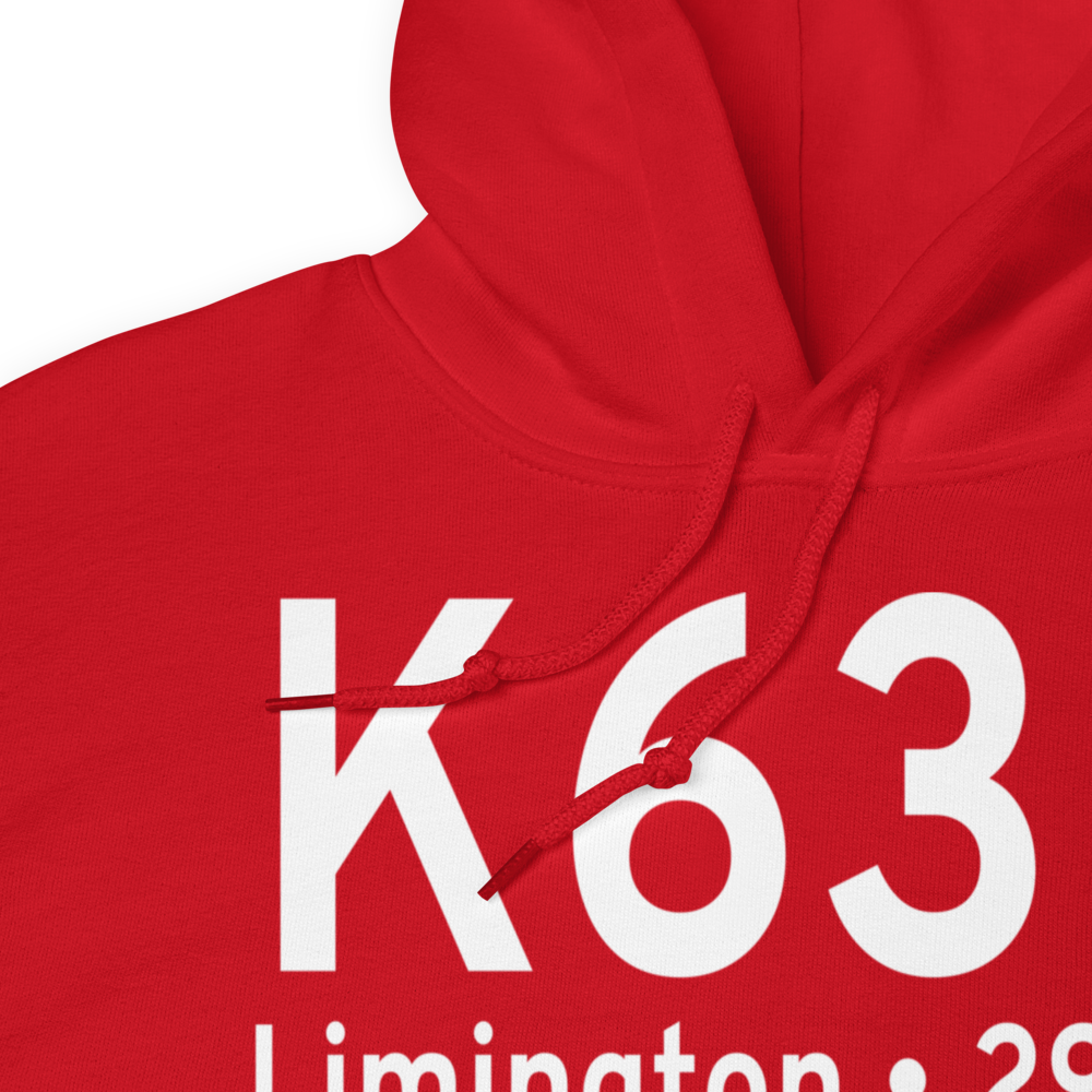 Limington Harmon Airport (K63B) ICAO Hoodie Sweatshirt 