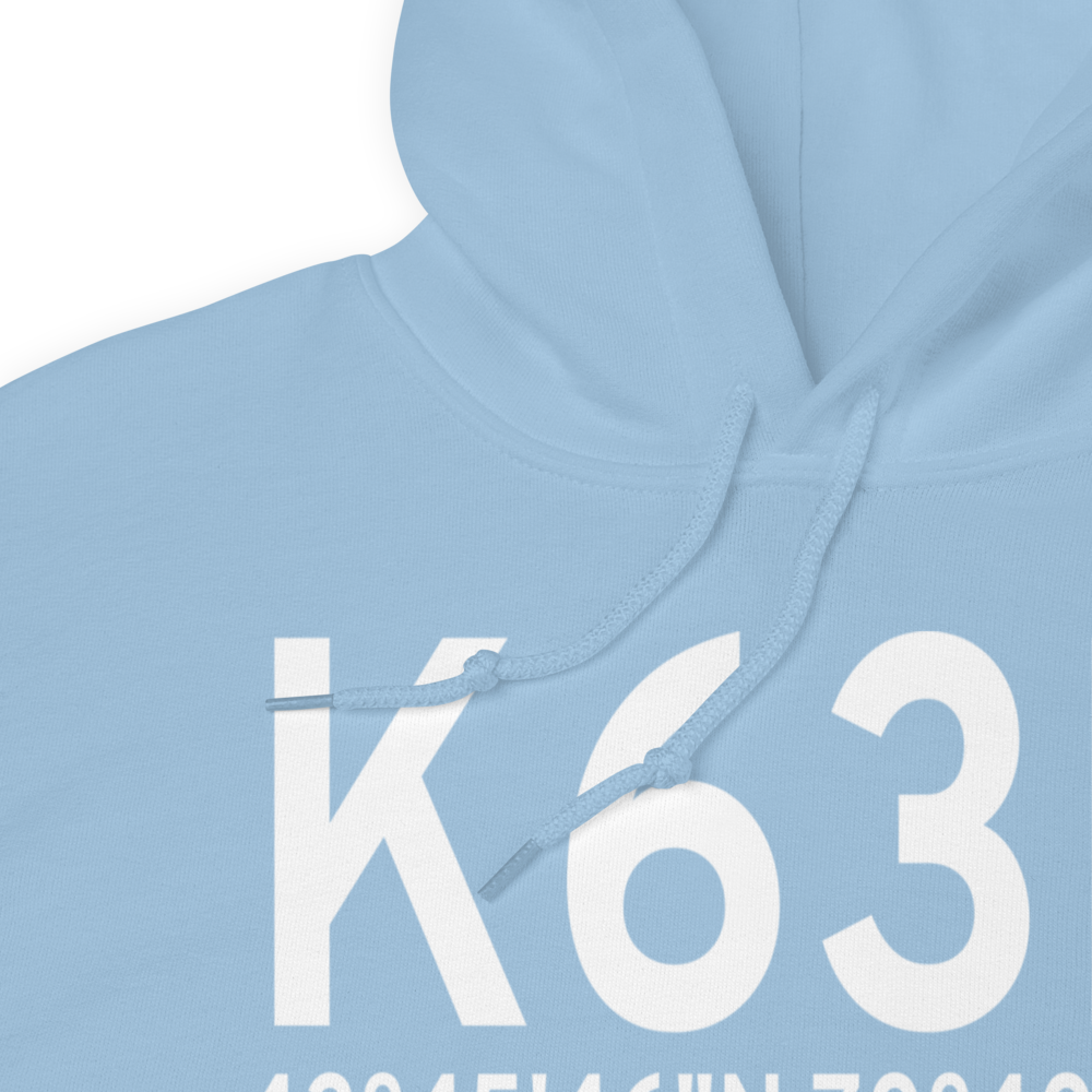 Limington Harmon Airport (K63B) ICAO Hoodie Sweatshirt 