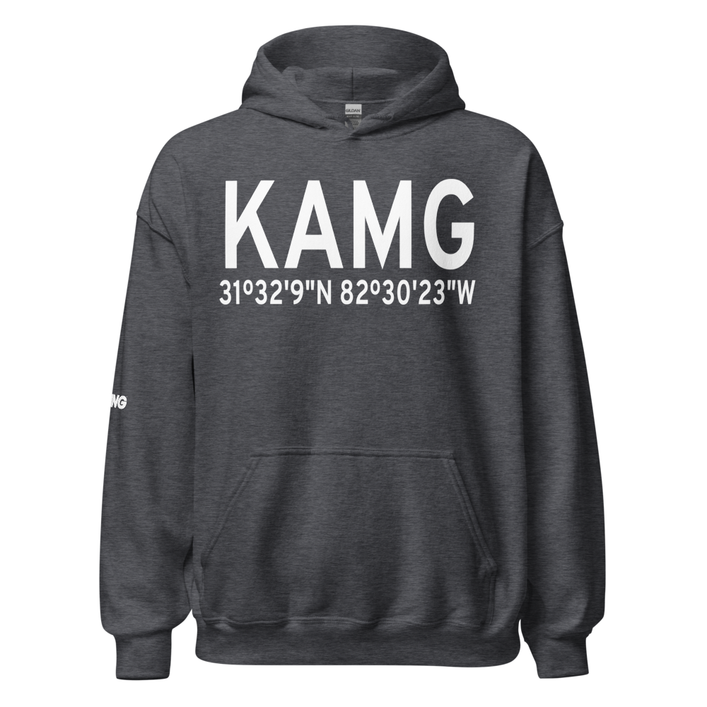 Bacon County Airport (KAMG) ICAO Hoodie Sweatshirt 