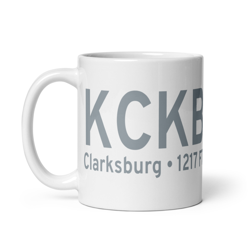 North Central West Virginia Airport (KCKB) ICAO Mug 