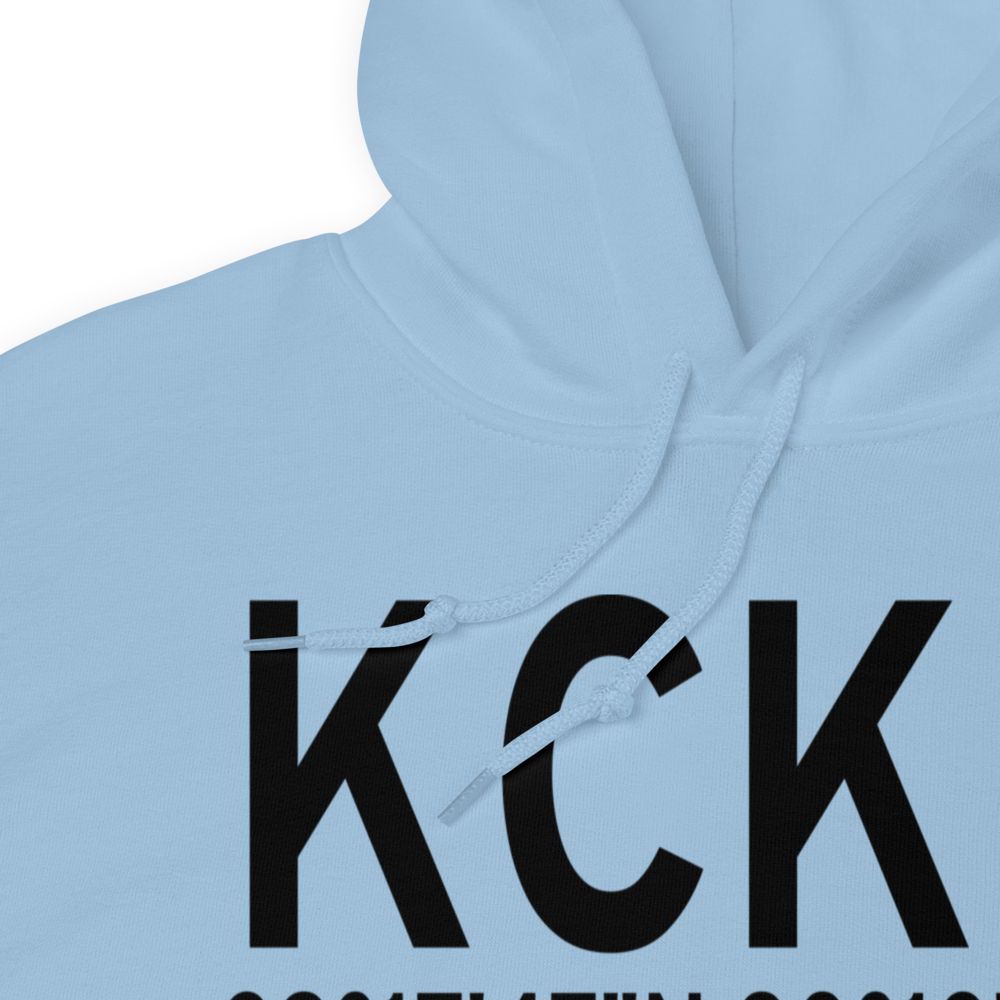North Central West Virginia Airport (KCKB) ICAO Hoodie Sweatshirt 