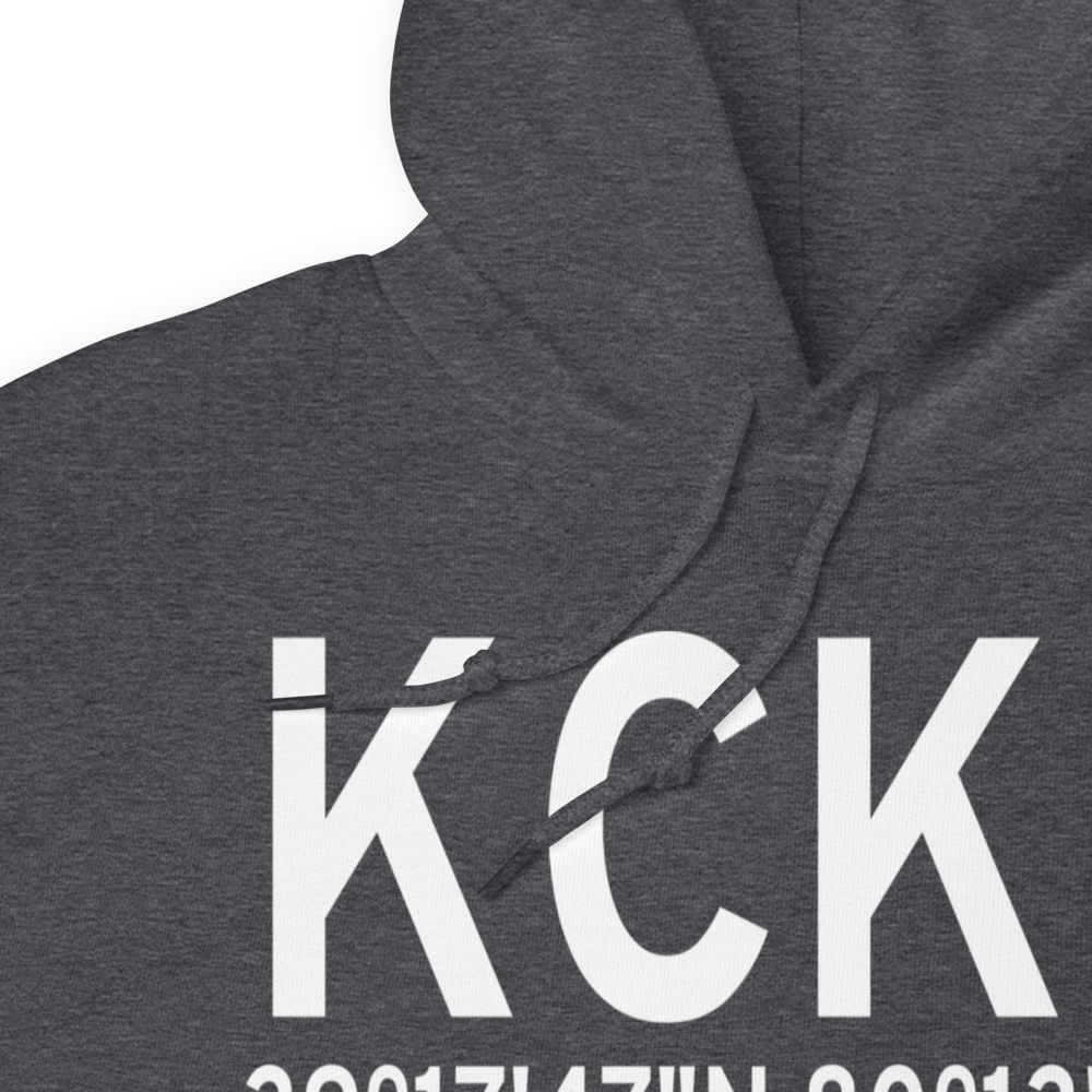 North Central West Virginia Airport (KCKB) ICAO Hoodie Sweatshirt 