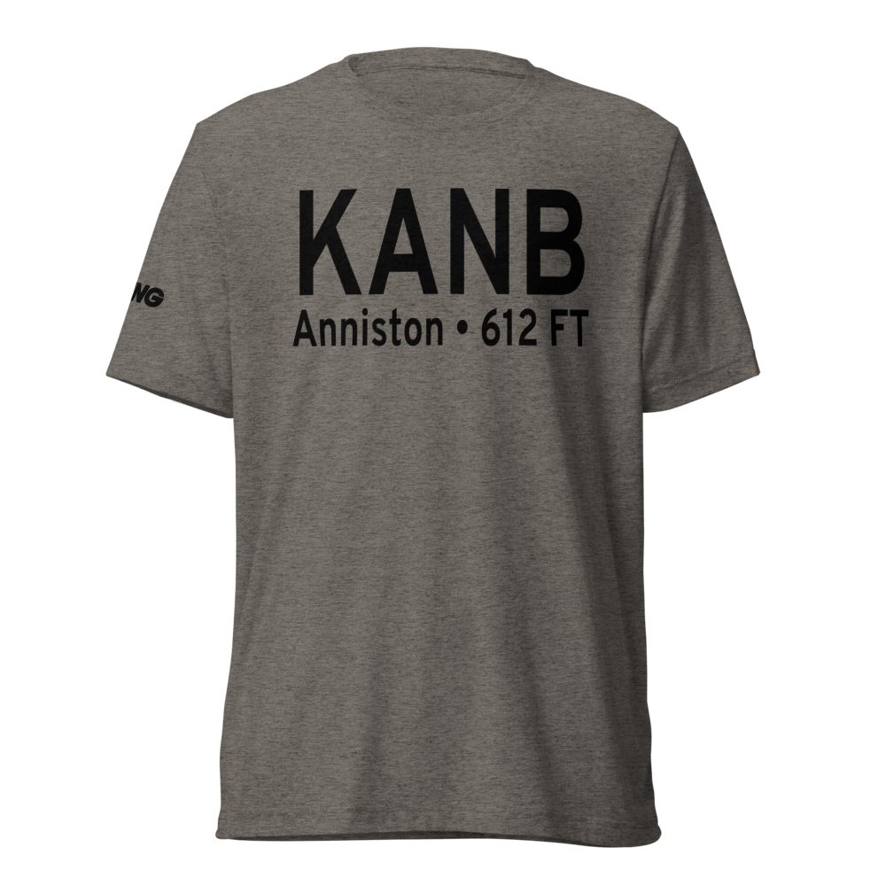Anniston Regional Airport (KANB) ICAO Tri-blend T-Shirt 