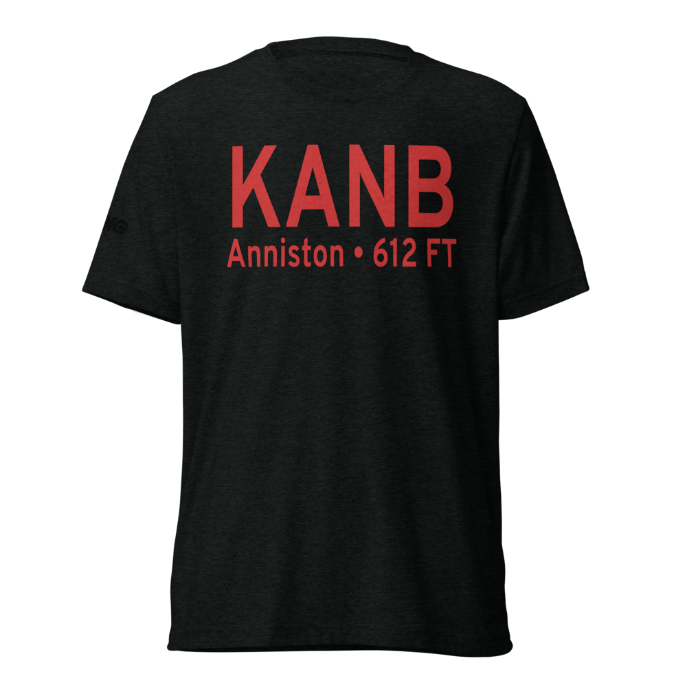 Anniston Regional Airport (KANB) ICAO Tri-blend T-Shirt 