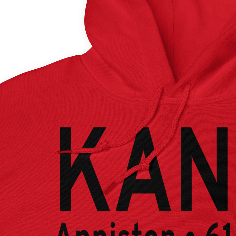 Anniston Regional Airport (KANB) ICAO Hoodie Sweatshirt 