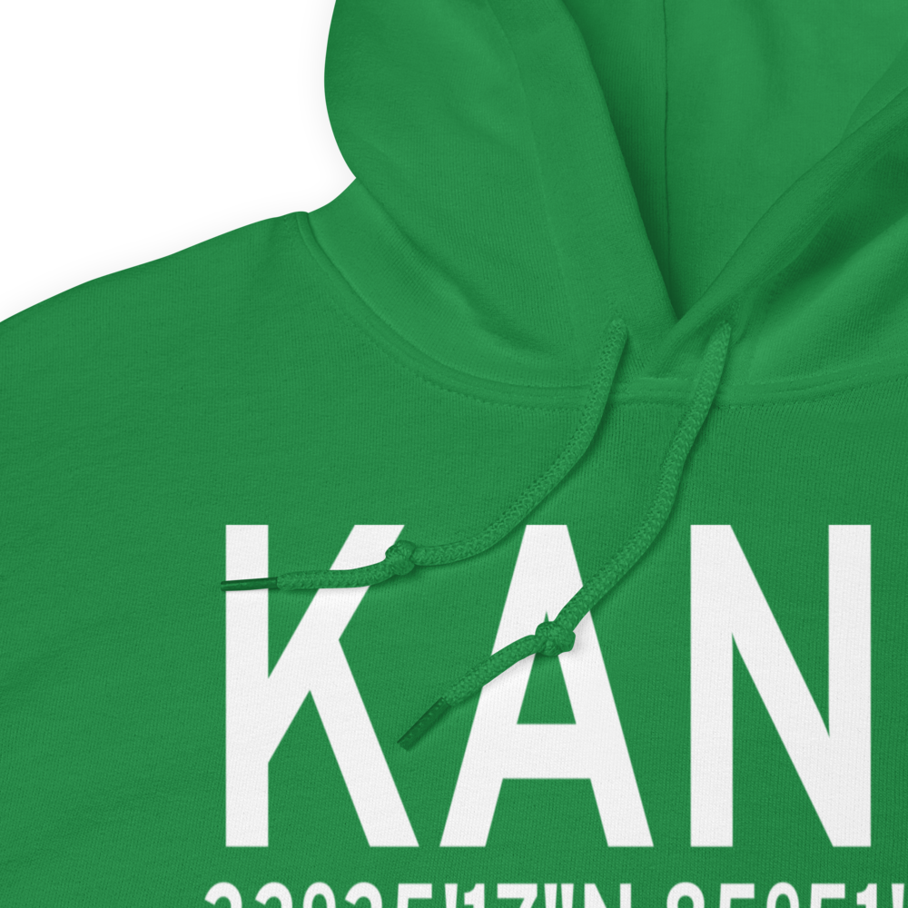 Anniston Regional Airport (KANB) ICAO Hoodie Sweatshirt 