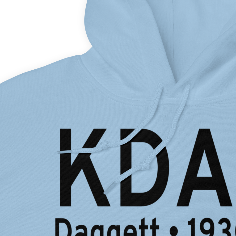 Barstow Daggett Airport (KDAG) ICAO Hoodie Sweatshirt 