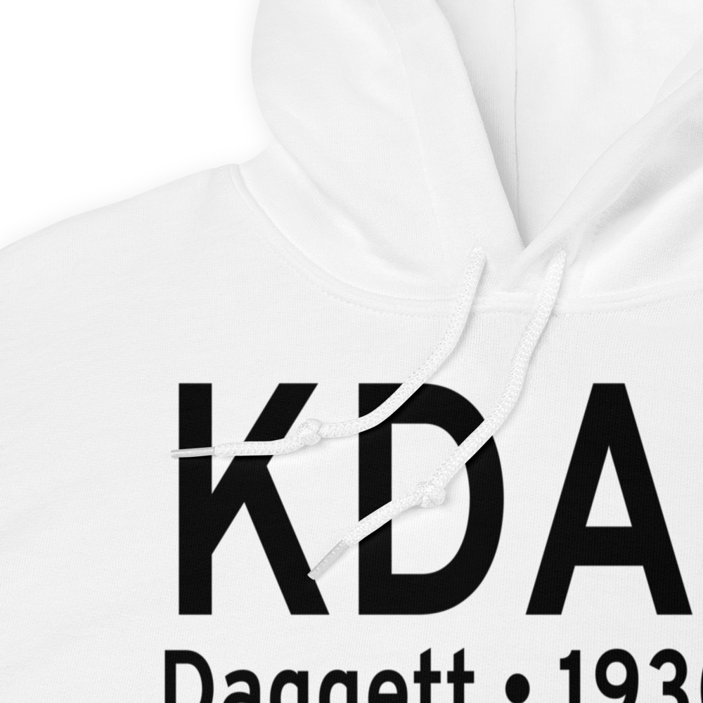 Barstow Daggett Airport (KDAG) ICAO Hoodie Sweatshirt 