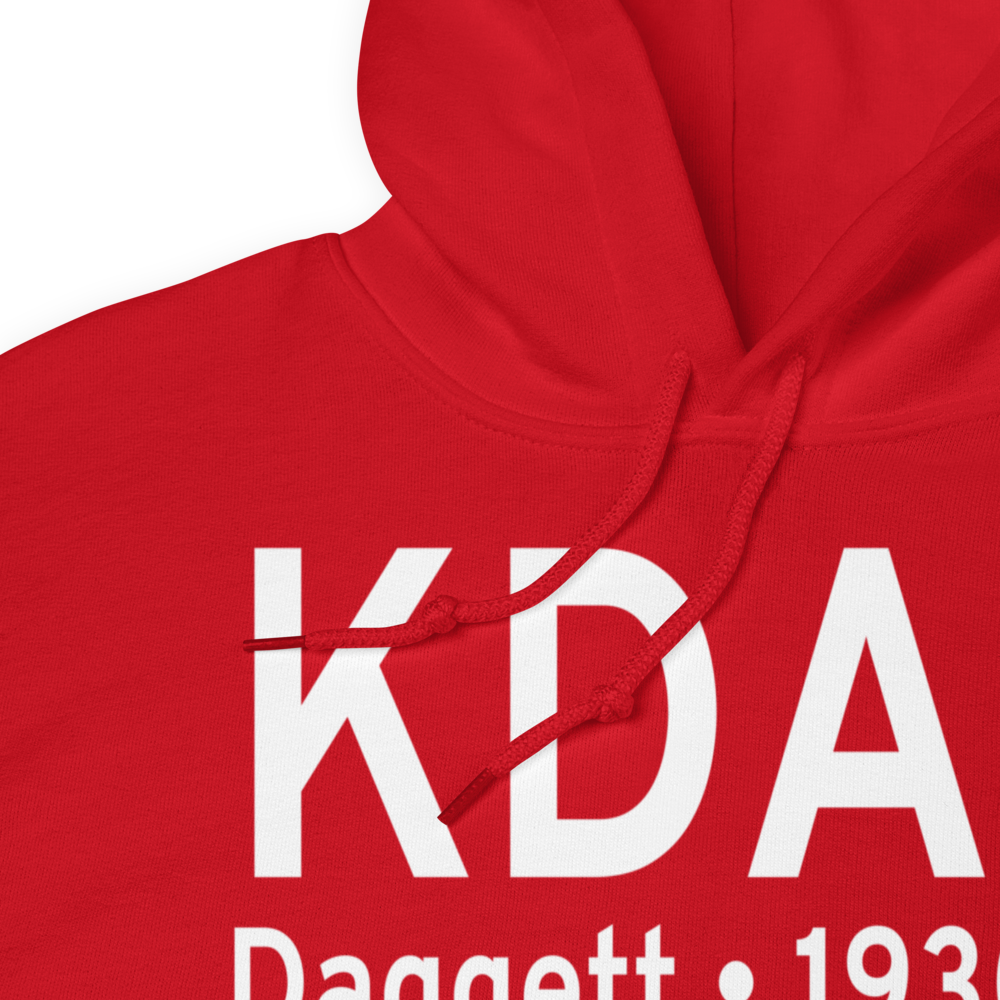 Barstow Daggett Airport (KDAG) ICAO Hoodie Sweatshirt 
