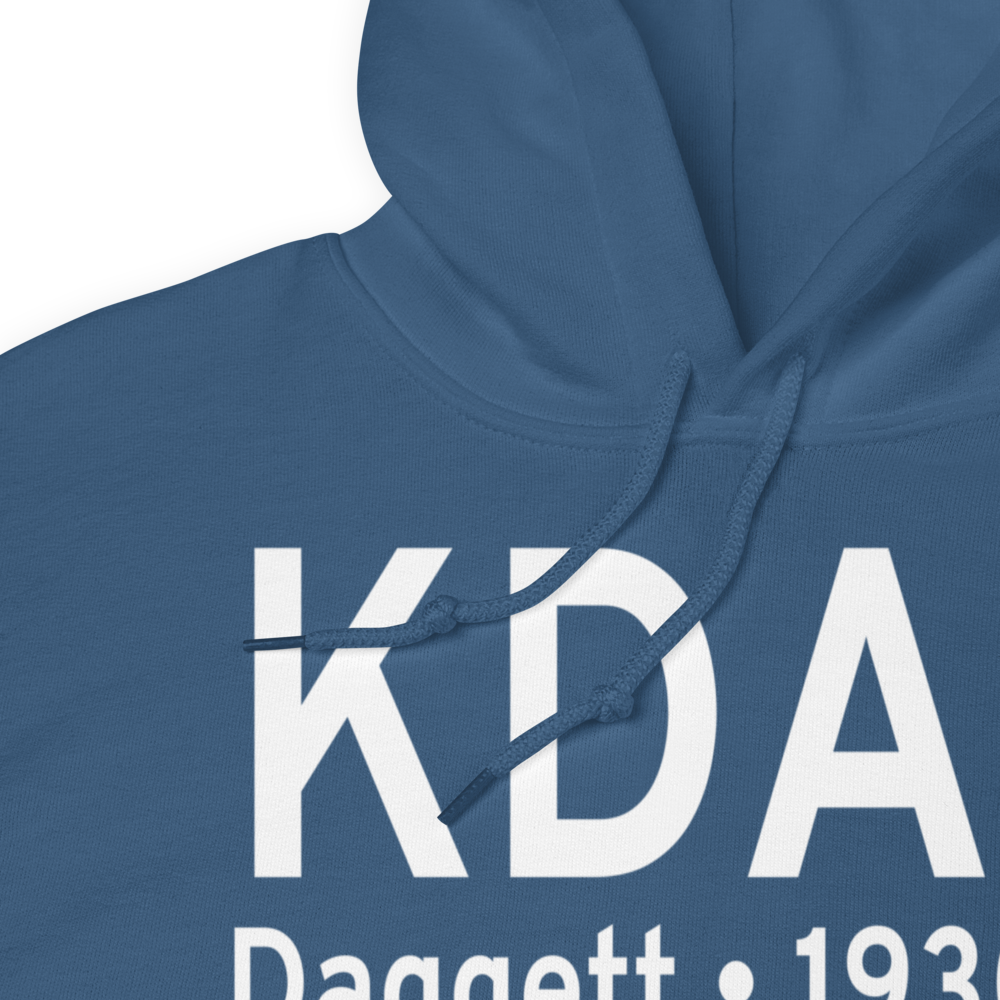 Barstow Daggett Airport (KDAG) ICAO Hoodie Sweatshirt 