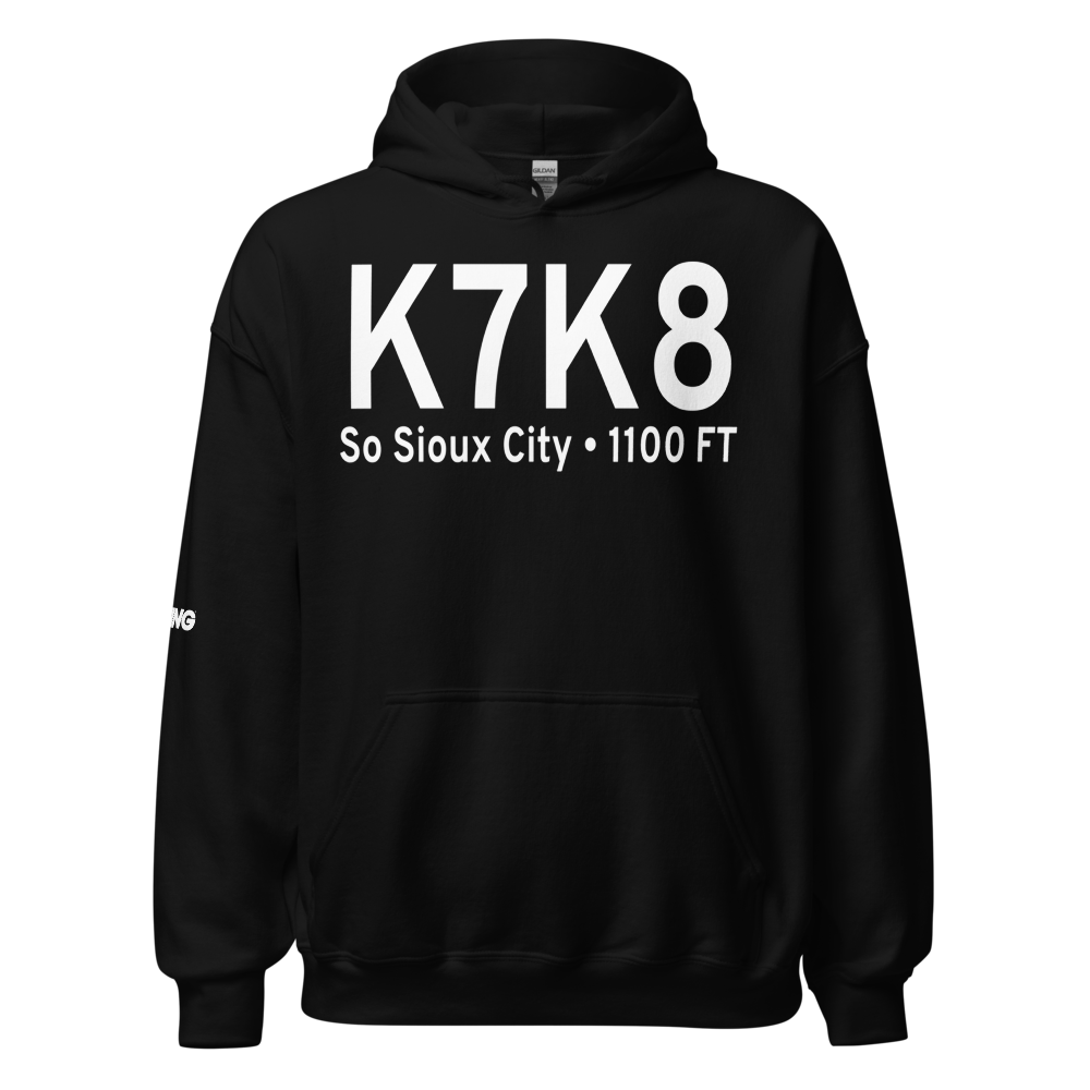 Martin Field (K7K8) ICAO Hoodie Sweatshirt 