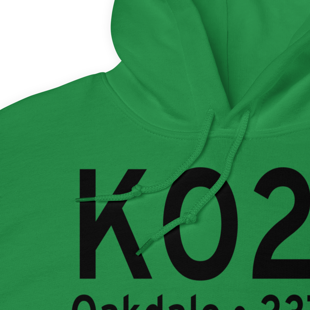 Oakdale Airport (KO27) ICAO Hoodie Sweatshirt 