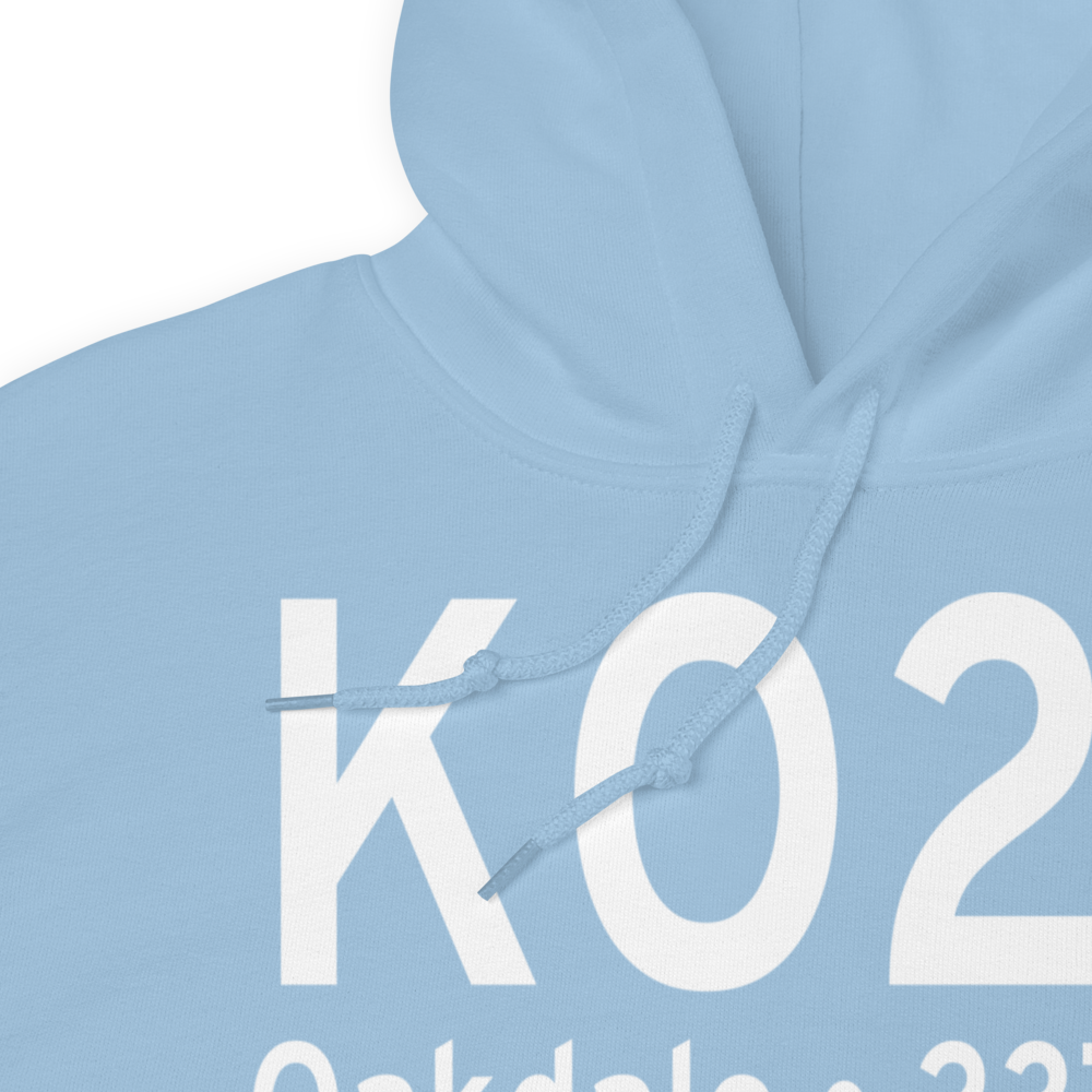 Oakdale Airport (KO27) ICAO Hoodie Sweatshirt 