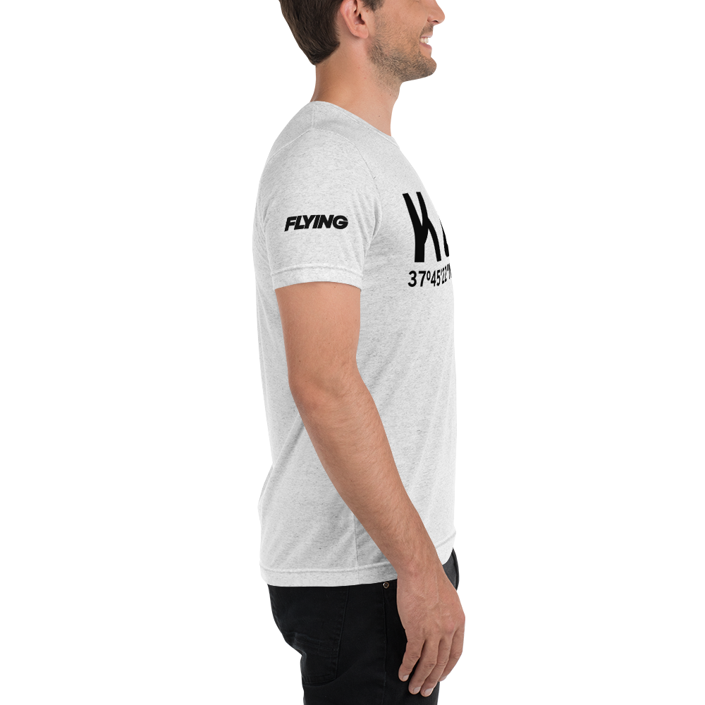 Oakdale Airport (KO27) ICAO Tri-blend T-Shirt 