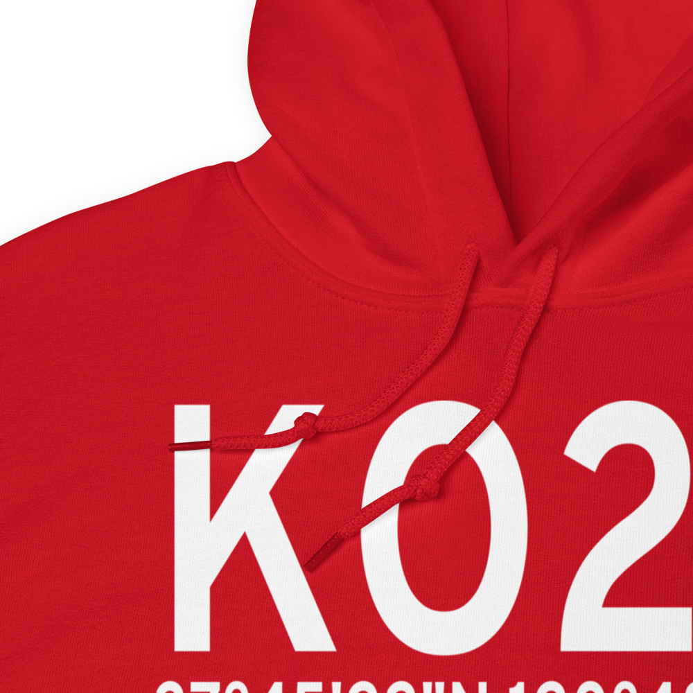 Oakdale Airport (KO27) ICAO Hoodie Sweatshirt 