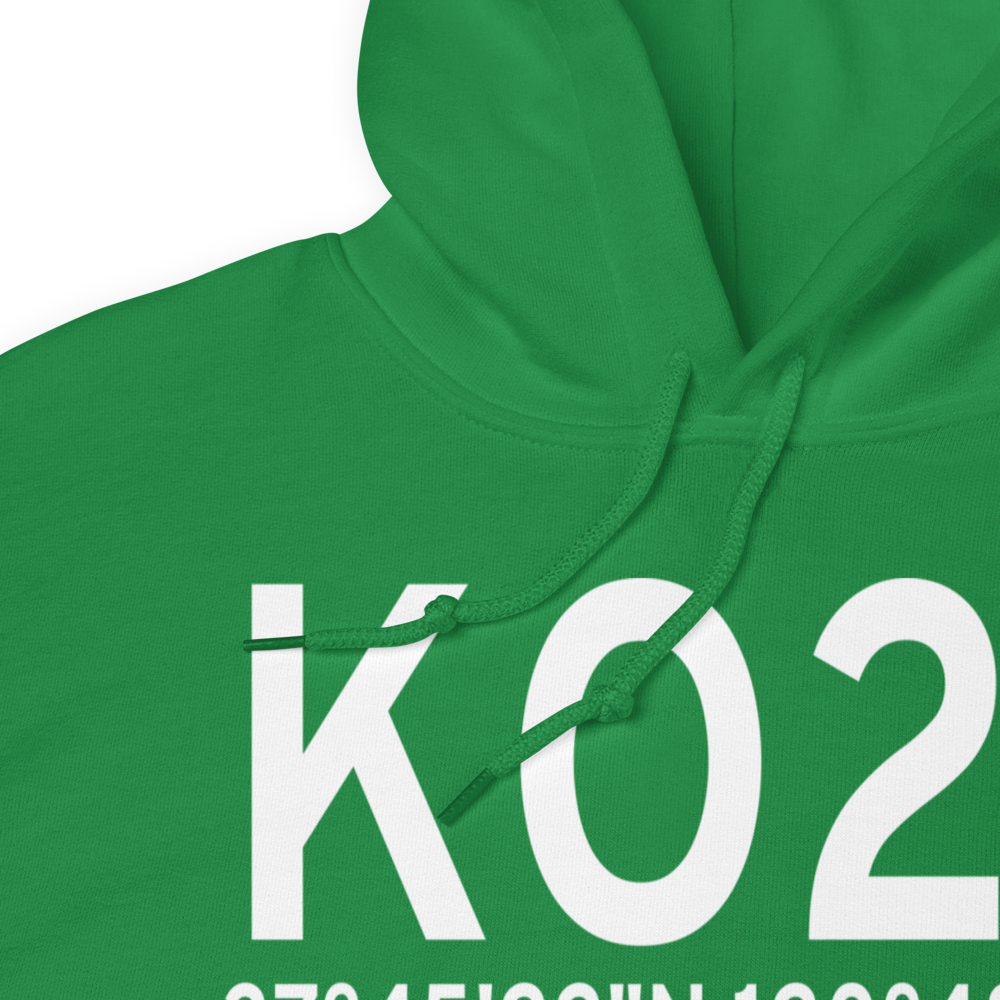 Oakdale Airport (KO27) ICAO Hoodie Sweatshirt 