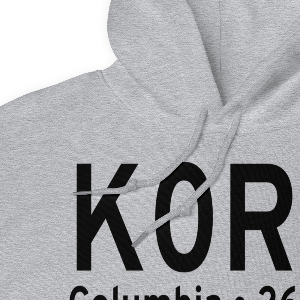 Columbia-Marion County Airport (K0R0) ICAO Hoodie Sweatshirt 