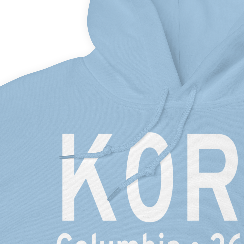 Columbia-Marion County Airport (K0R0) ICAO Hoodie Sweatshirt 
