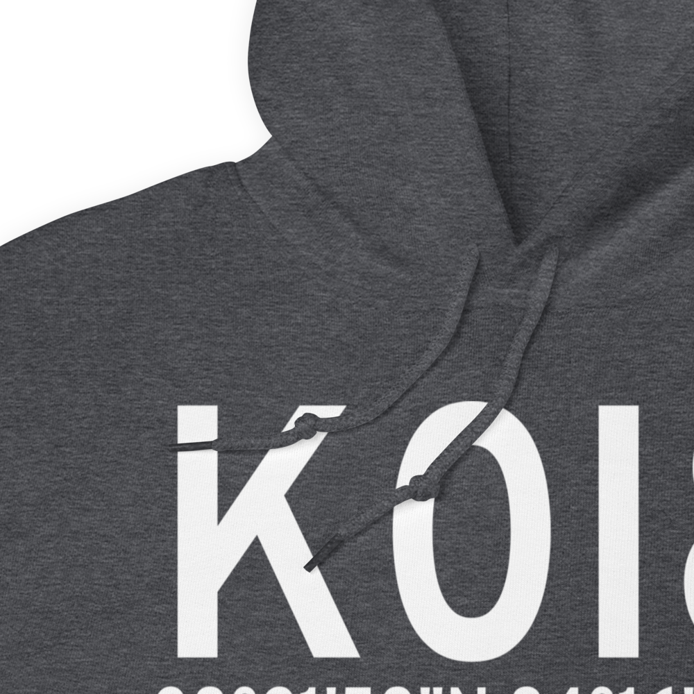 Cynthiana-Harrison County Airport (K0I8) ICAO Hoodie Sweatshirt 