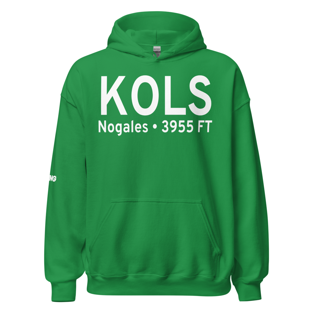 Nogales International Airport (KOLS) ICAO Hoodie Sweatshirt 