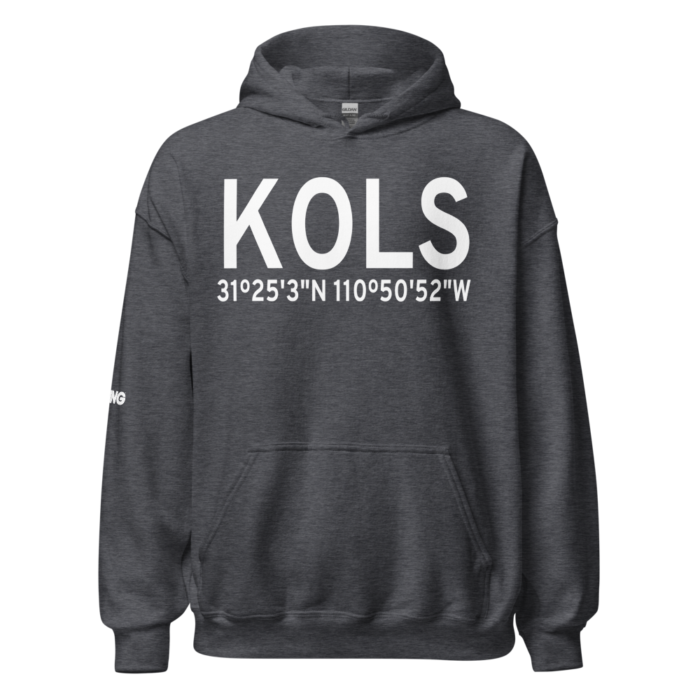 Nogales International Airport (KOLS) ICAO Hoodie Sweatshirt 