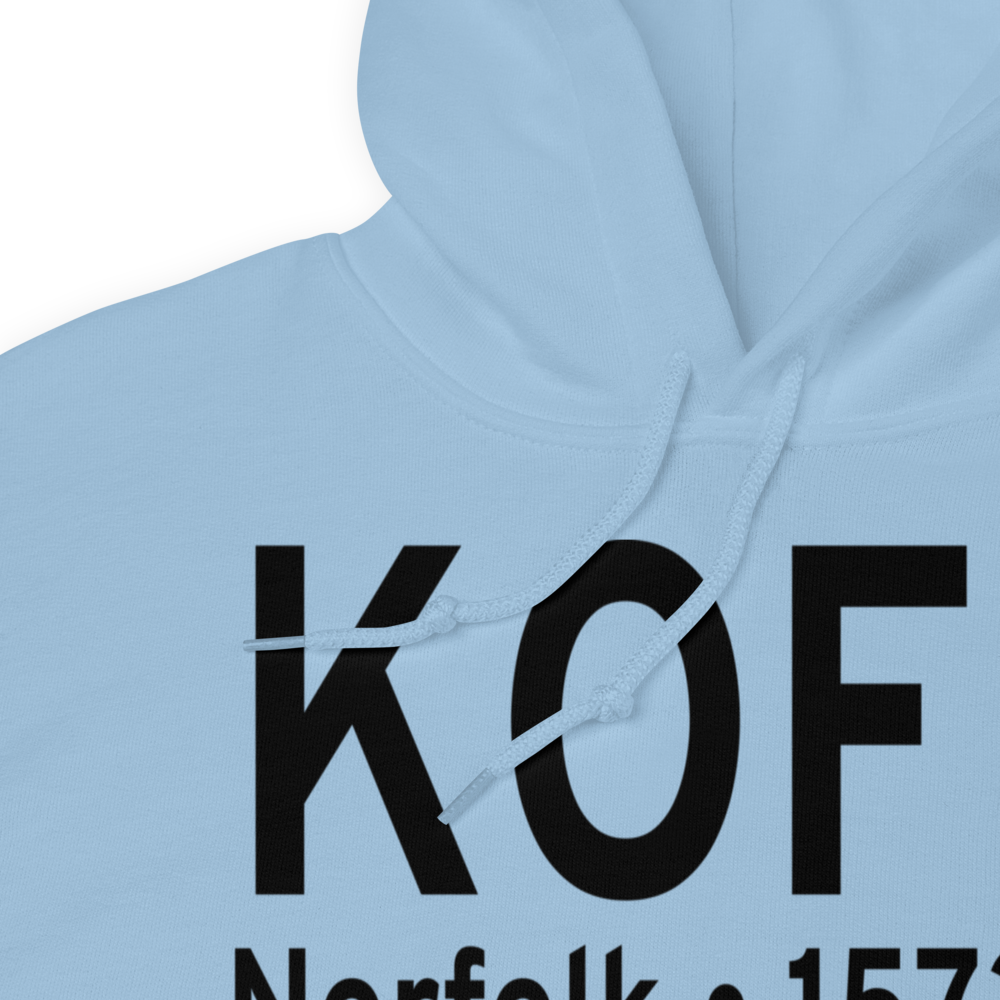 Karl Stefan Memorial Airport (KOFK) ICAO Hoodie Sweatshirt 