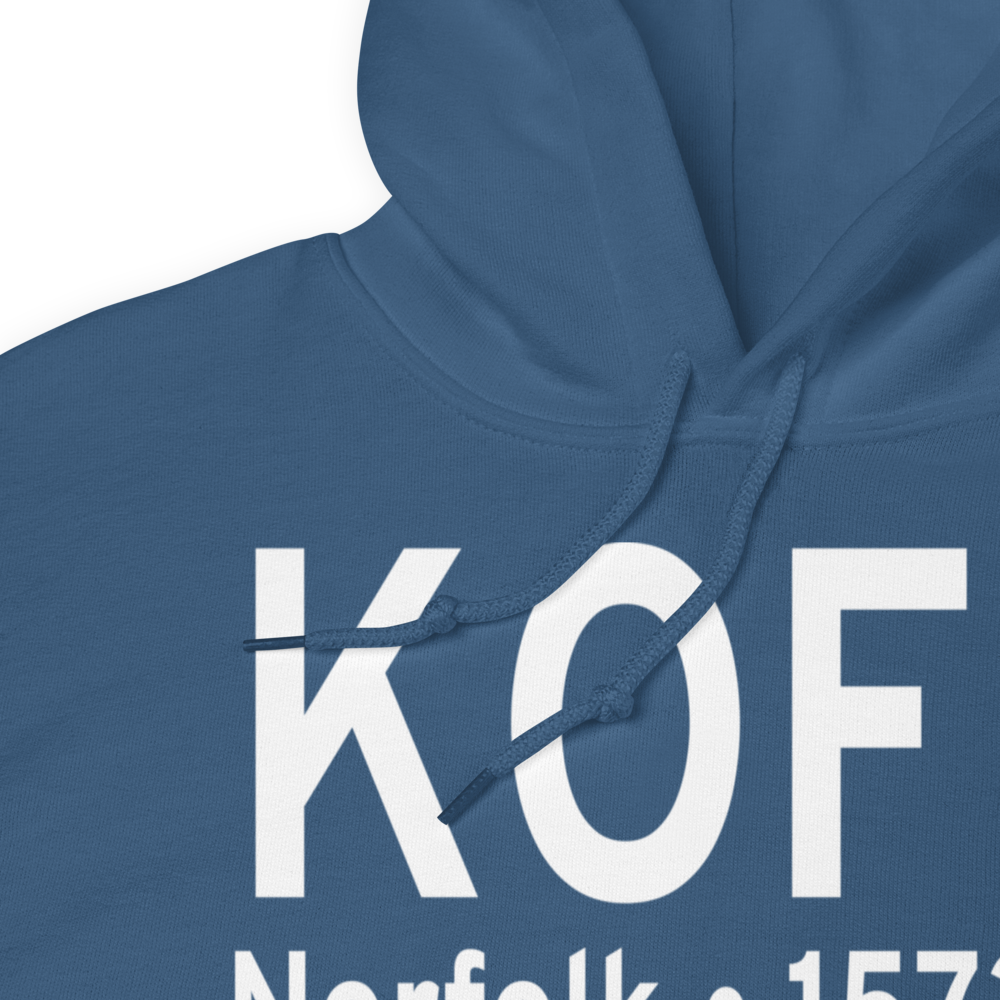 Karl Stefan Memorial Airport (KOFK) ICAO Hoodie Sweatshirt 