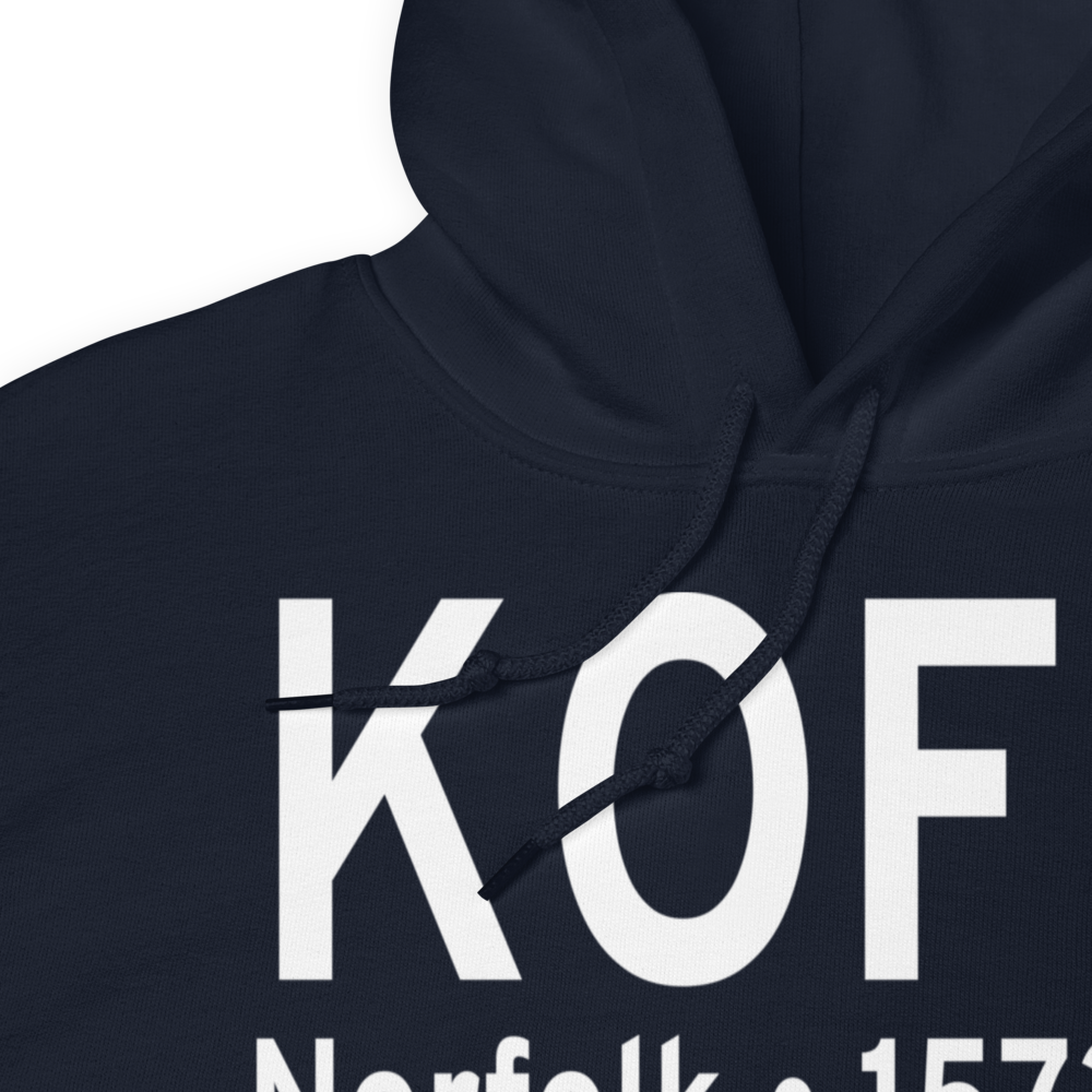 Karl Stefan Memorial Airport (KOFK) ICAO Hoodie Sweatshirt 