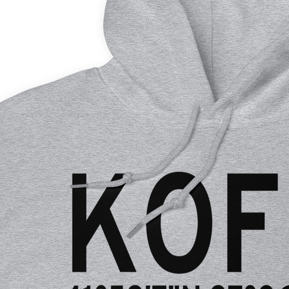 Karl Stefan Memorial Airport (KOFK) ICAO Hoodie Sweatshirt 
