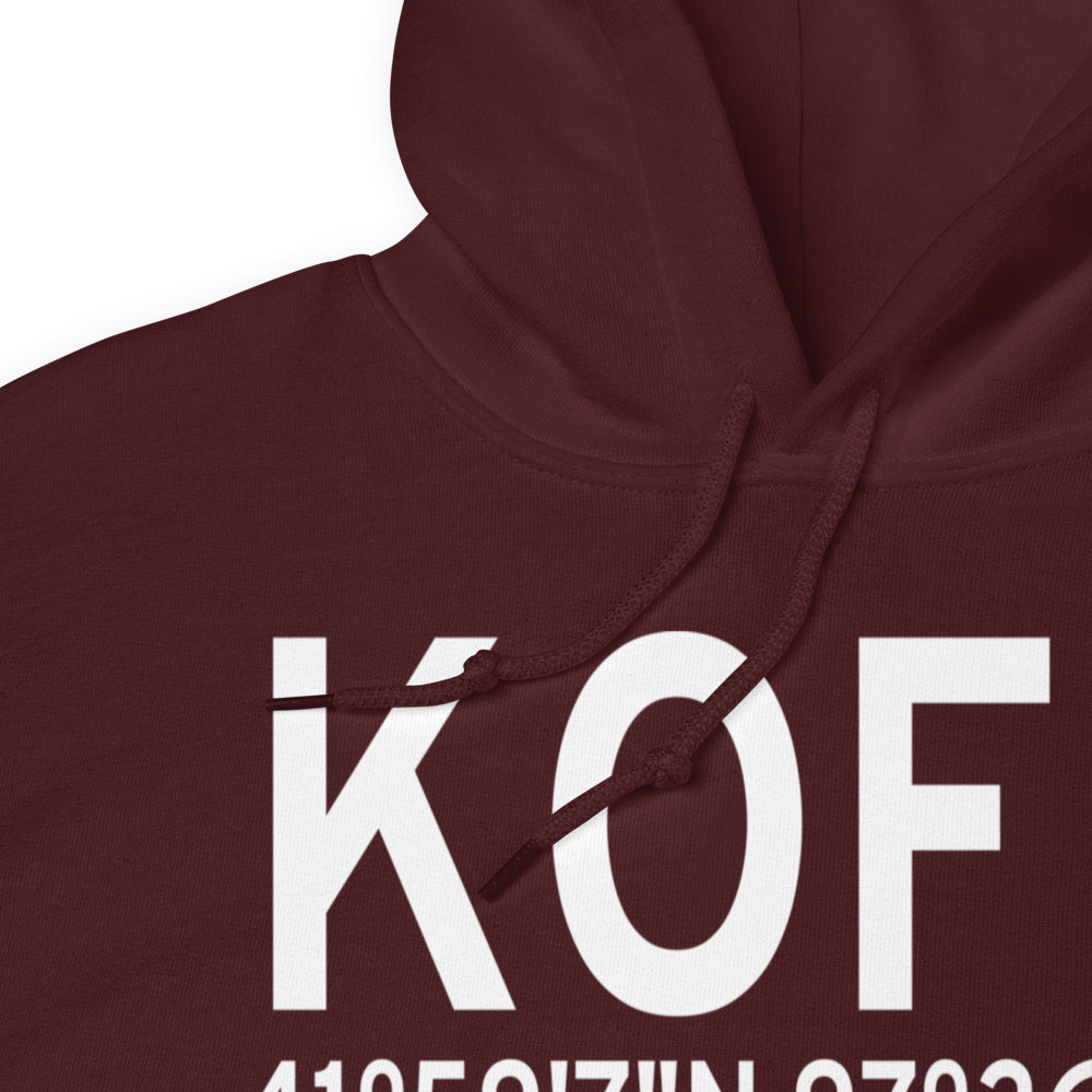 Karl Stefan Memorial Airport (KOFK) ICAO Hoodie Sweatshirt 