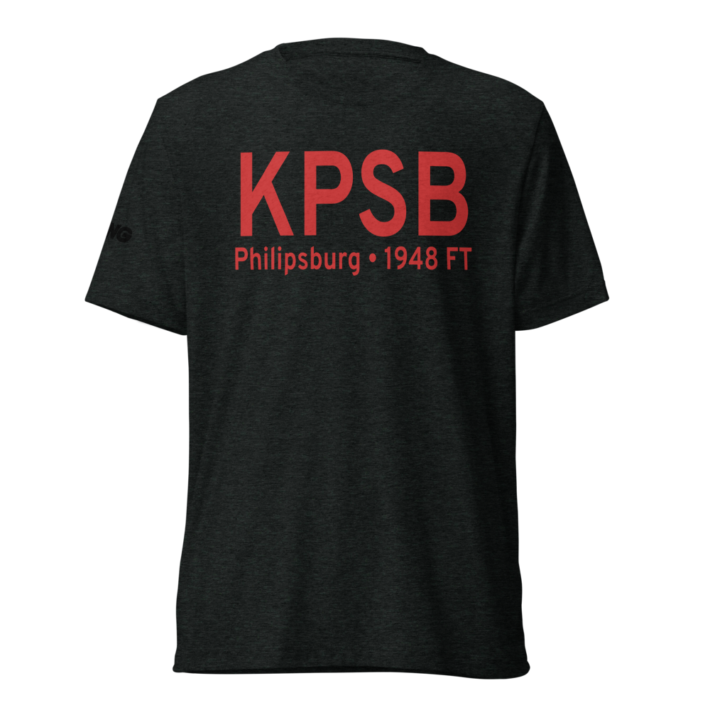Mid-State Regional Airport (KPSB) ICAO Tri-blend T-Shirt 