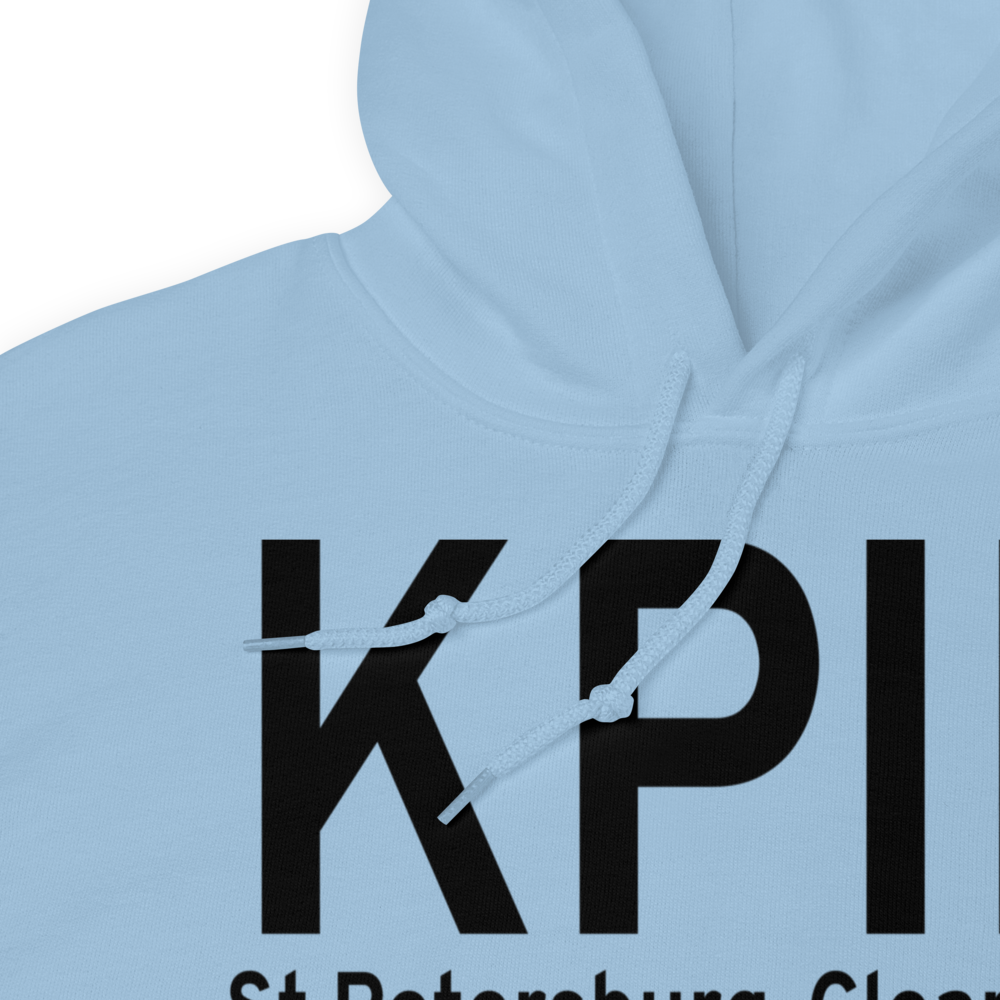 St Petersburg Clearwater International Airport (KPIE) ICAO Hoodie Sweatshirt 