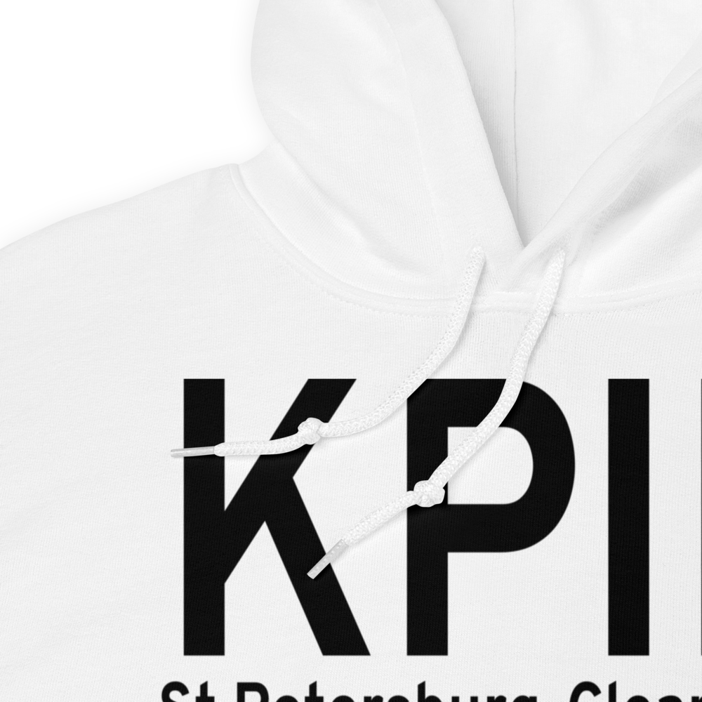 St Petersburg Clearwater International Airport (KPIE) ICAO Hoodie Sweatshirt 