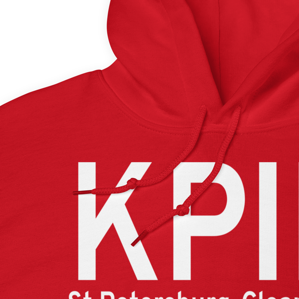 St Petersburg Clearwater International Airport (KPIE) ICAO Hoodie Sweatshirt 