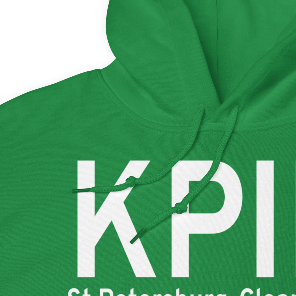 St Petersburg Clearwater International Airport (KPIE) ICAO Hoodie Sweatshirt 