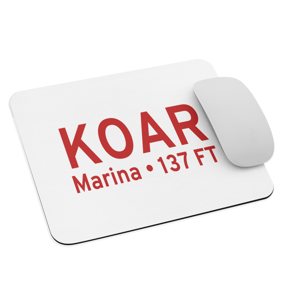 Marina Municipal Airport (KOAR) ICAO  Mouse Pad 