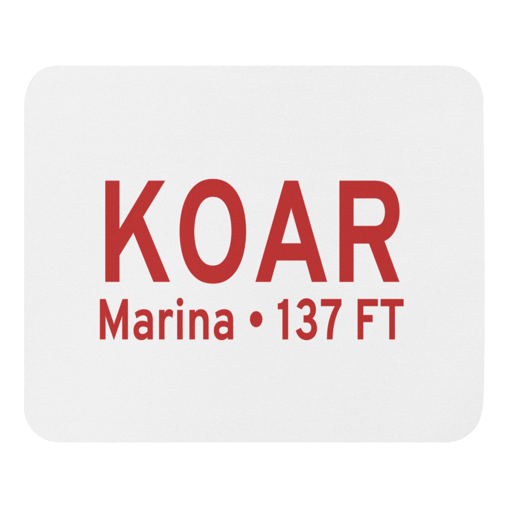 Marina Municipal Airport (KOAR) ICAO  Mouse Pad 