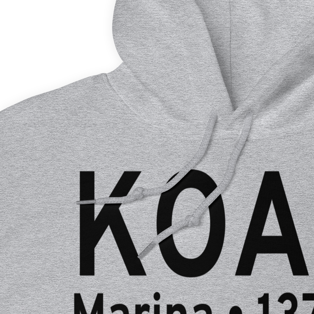 Marina Municipal Airport (KOAR) ICAO Hoodie Sweatshirt 
