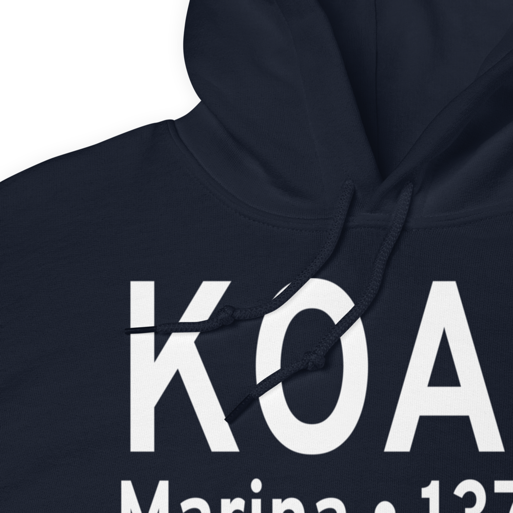 Marina Municipal Airport (KOAR) ICAO Hoodie Sweatshirt 