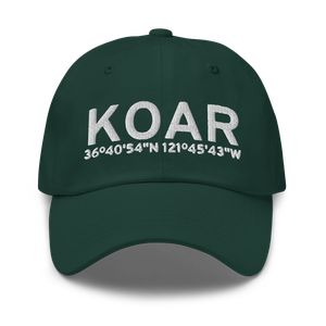 Marina Municipal Airport (KOAR) ICAO Hat