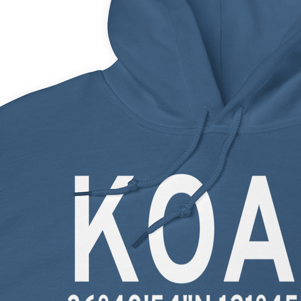 Marina Municipal Airport (KOAR) ICAO Hoodie Sweatshirt 