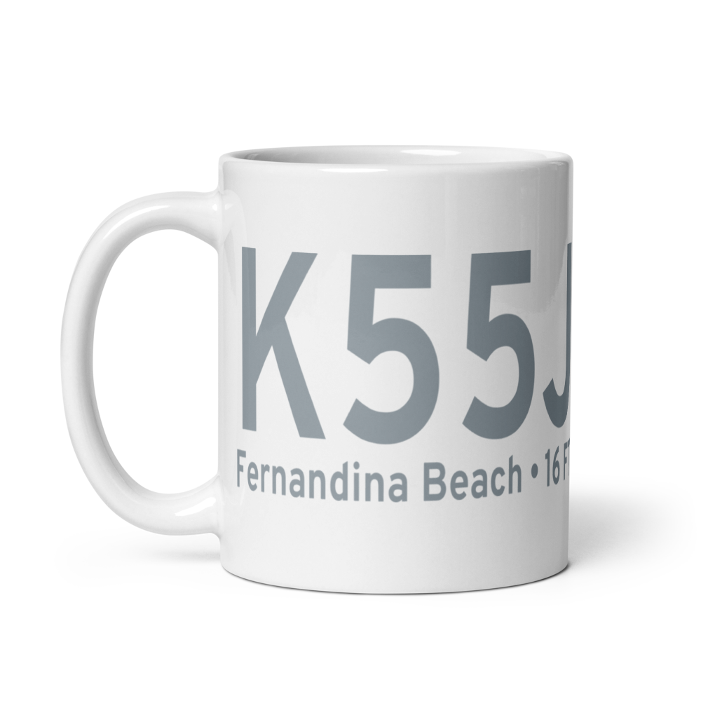 Fernandina Beach Municipal Airport (K55J) ICAO Mug 