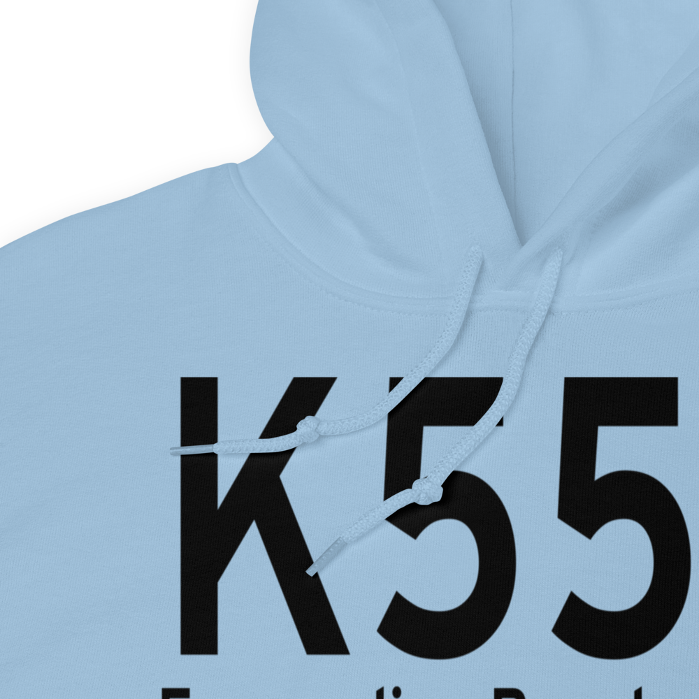 Fernandina Beach Municipal Airport (K55J) ICAO Hoodie Sweatshirt 