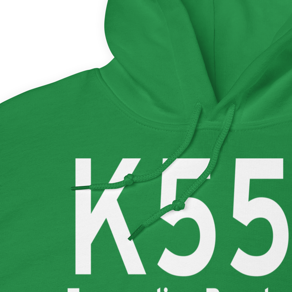 Fernandina Beach Municipal Airport (K55J) ICAO Hoodie Sweatshirt 