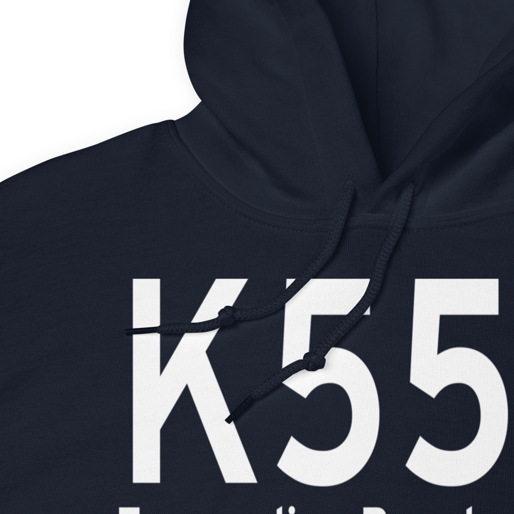 Fernandina Beach Municipal Airport (K55J) ICAO Hoodie Sweatshirt 