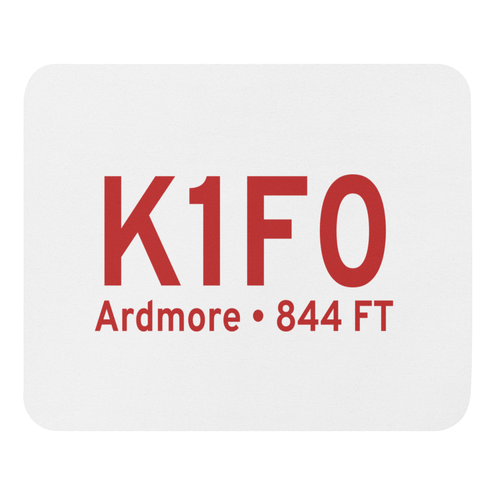 Ardmore Downtown Executive Airport (K1F0) ICAO  Mouse Pad 