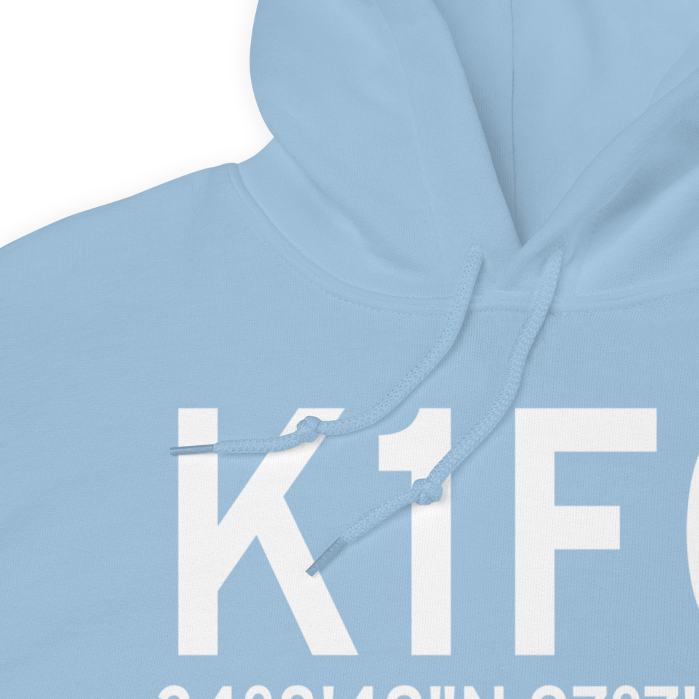 Ardmore Downtown Executive Airport (K1F0) ICAO Hoodie Sweatshirt 